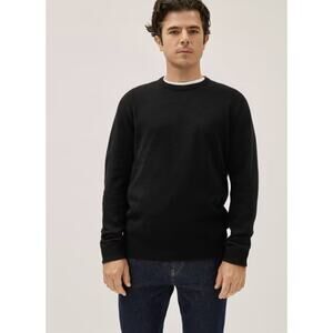 Everlane Mens The Grade-A Cashmere Crew Sweater XXL Black NWT